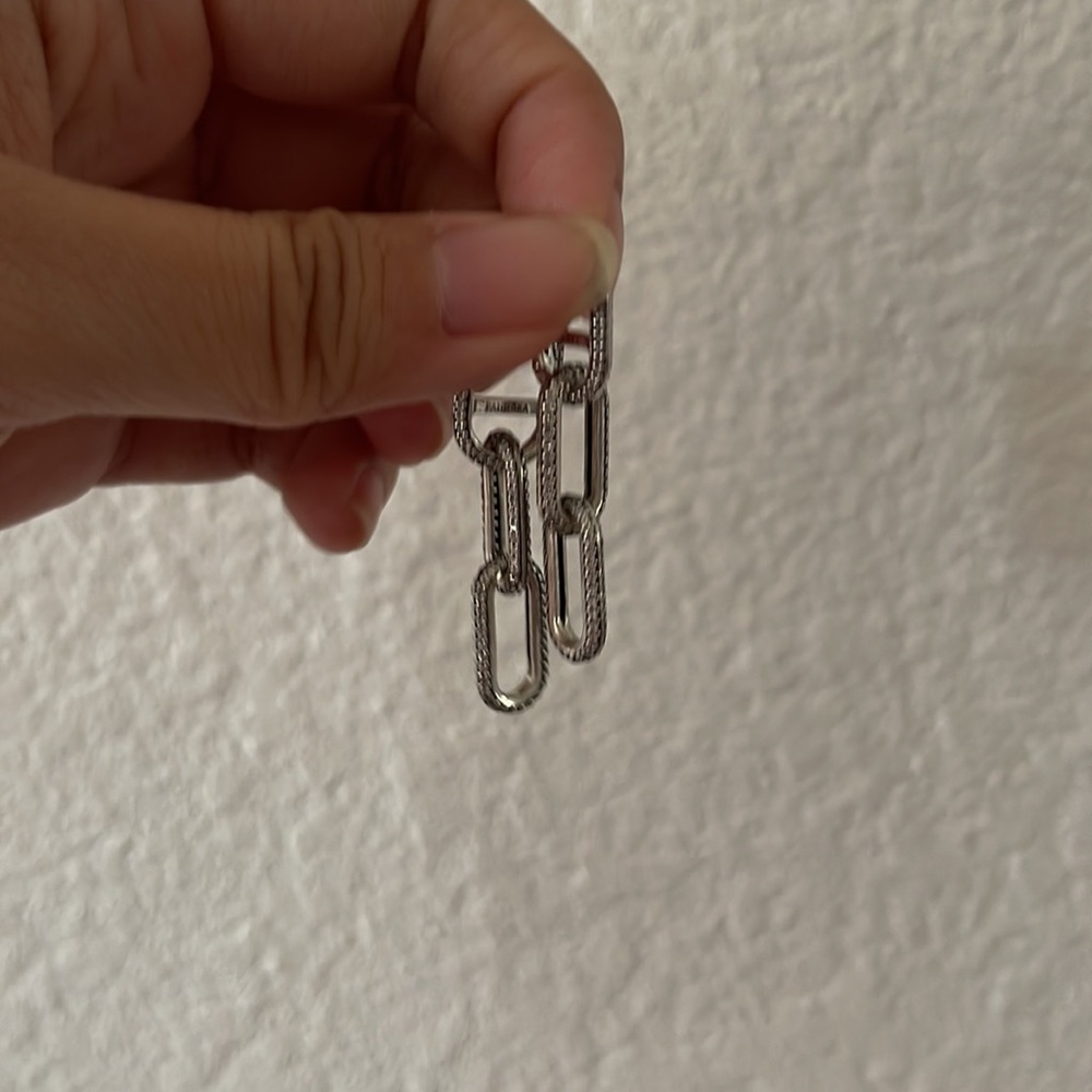 pandora chain earrings